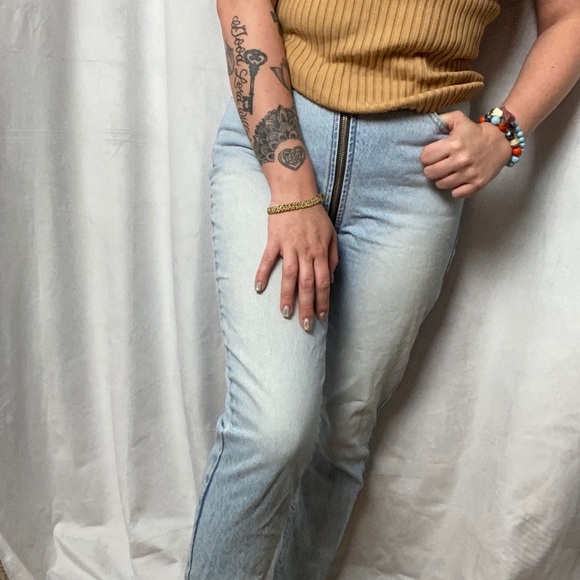 REVICE REDONE LEVIS YING YANG ZIPPER BUTT JEANS - Picture 3 of 4